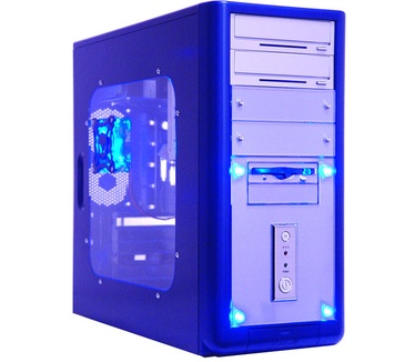 Apevia X-Gear (ATX, 420W, Blauw, Window)