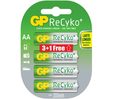 GP ReCyko+ AA 3+1