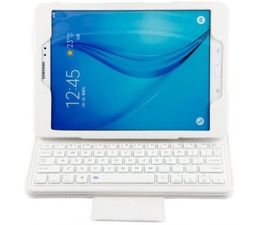 qMust Samsung Galaxy Tab A 10.1 (2016) Bluetooth Keyboard Case - White