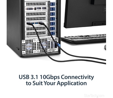 Startech.com 4 poorts USB 3.1 (10Gbps) kaart 4x USB-A met twee onafhankelijke kanalen PCIe