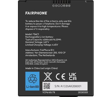 Fairphone 5 Batterij
