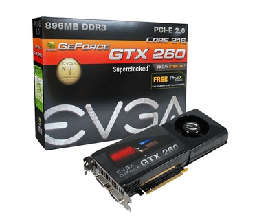 EVGA GeForce GTX 260 Core 216 Superclocked - 55nm