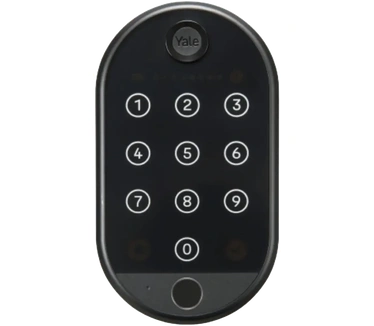 Yale - Smart Keypad 2 - Vingerafdruk - 05/303000/BL | Zwart | Werkt Samen met Slimme -apparaten | Sleutelloze Toegang | Persoonlijke Toegangscode | Toegang via Vingerafdruk | Verlicht Toetsenbord