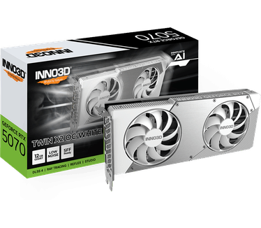 INNO3D GeForce RTX 5070 TWIN X2 OC White