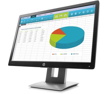 HP EliteDisplay E222 Zilver, Zwart