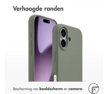 Accezz Liquid Silicone Backcover met MagSafe