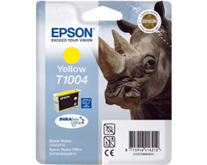 Epson T1004 neushoorn geel cartridge