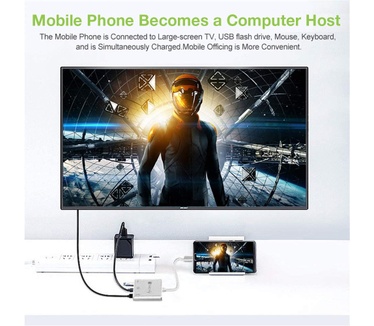 Techly IADAP USB31-HDMIPTY