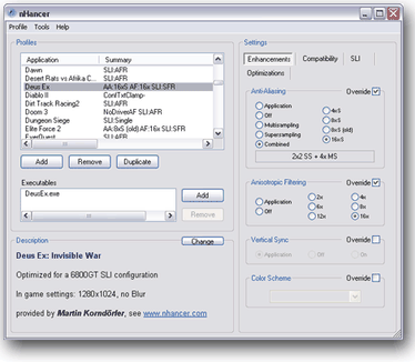 nHancer screenshot