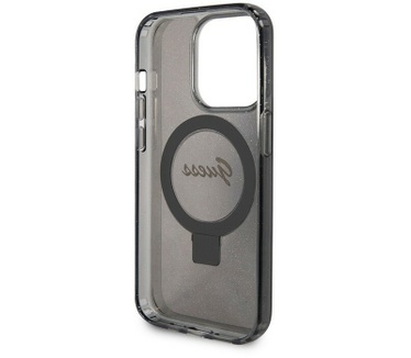 Guess Ring MagSafe Back Case - iPhone 15 Pro Max (6.7") - Zwart Zwart