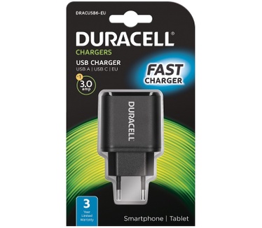 Duracell Type-C&Type-A Mains Charger