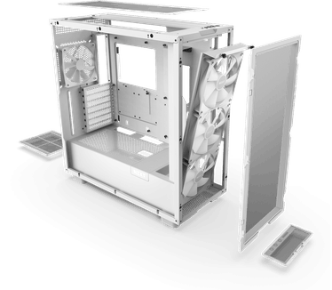 NZXT H7 Flow RGB Wit