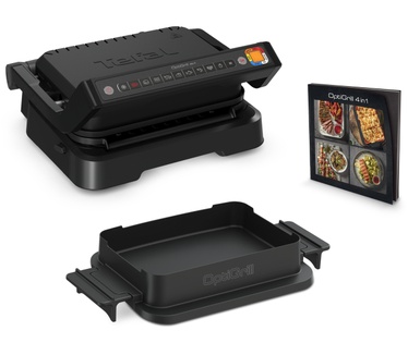 Tefal GC7748 OptiGrill 4-in-1 GC7748 intelligent grill voor complete maaltijden zwart