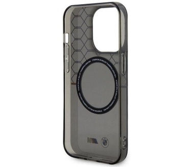 BMW IML Printed Pattern Back Case - iPhone 13 Pro (6.1") - Grijs Zwart