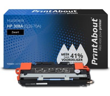 PrintAbout Huismerk HP 308A (Q2670A) Toner Zwart