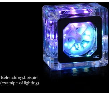 Alphacool Alphacool Eisfluegel Aurora flow indicator "HighFlow" with RPM-Signal