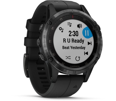 Garmin Fenix 5 Plus (Sapphire glas) Zwart (Zwart)