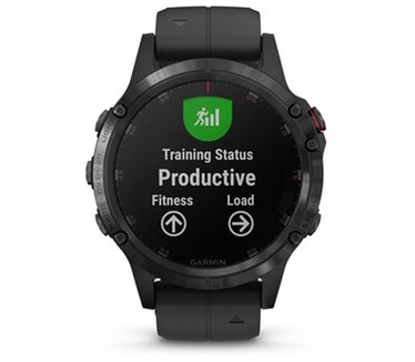 Garmin Fenix 5 Plus (Sapphire glas) Zwart (Zwart)
