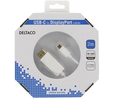 Deltaco USBC-DP201-K