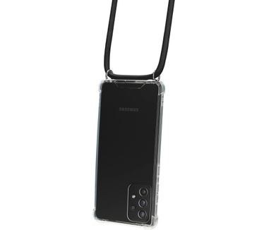 Mobiparts Lanyard Case Samsung Galaxy A72 (2021) 4G/5G Black Cord