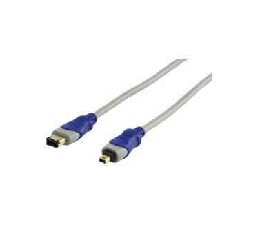 HQ Products 1.8m Firewire 4-pin/Firewire 6-pin M/M