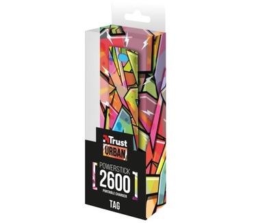 Trust Urban Revolt Powerstick 2600mAh Graffiti Arrows