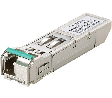 LevelOne 1.25Gbps Single-mode BIDI SFP Transceiver, 20km, TX 1550nm / RX 1310nm