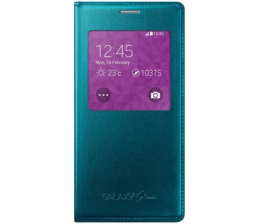 Samsung S-View Cover Galaxy S5 Mini (electric blue) Zwart