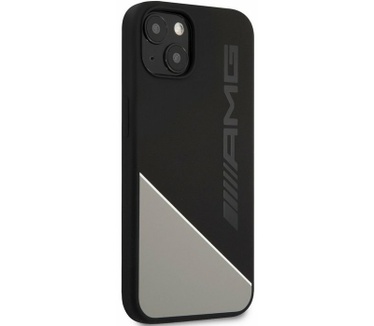 Mercedes-Benz Mercedes-AMG Silicone Two Tones - iPhone 13 (6.1") - Zwart/Wit Zwart