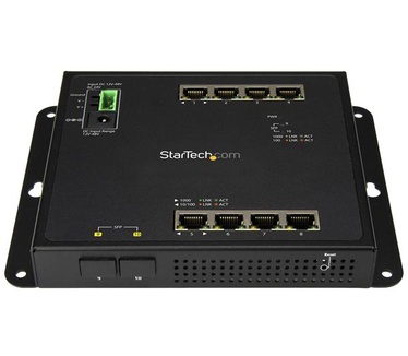Startech.com 8 poorts Gigabit ethernet switch met 2 open SFP sleuven
