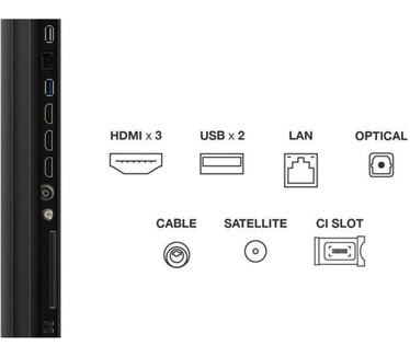 TCL 75MQLED70K Zwart (buitenlands model)