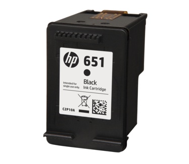 HP 651 Black Original Ink Advantage Cartridge