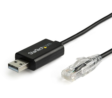 Startech.com 1.8 m Cisco USB console kabel USB naar RJ45 Zwart