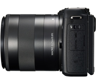 Canon EOS M3 + 18-55mm f/3.5-5.6 + Viewfinder Zwart
