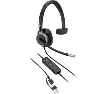 Poly Mission 615 Monaural USB Wired Headset (Bulk)