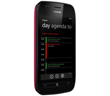 Nokia Lumia 710 Roze, Zwart