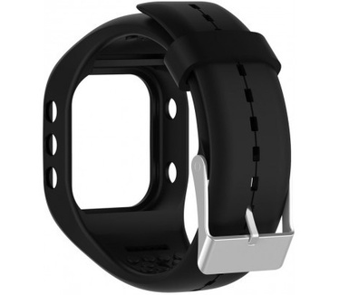 Just in Case Sportbandje voor Polar A300 - Zwart