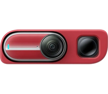 Insta360 GO 3S Retro Bundle (Special Edition), zonder Action Pod, 128GB opslag Rood