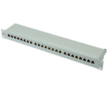Roline Cat.6 19" patchpanel, 24 ports, STP