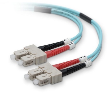 Belkin Fiber Optic Duplex Patch Cable, 2 x SC, 2 x SC, 2m