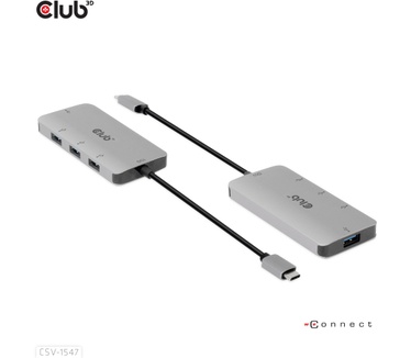 Club 3D CLUB3D USB Gen2 Type-C To 10Gbps 4x USB Type-A Hub