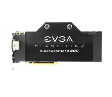 EVGA GeForce GTX 590 Classified Hydro Copper