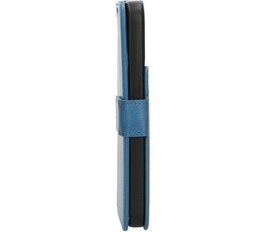 Mobiparts Classic Wallet Case Apple iPhone 15 Pro Steel Blue