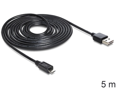 Delock EASY-USB 2.0-A - USB 2.0 micro-B, 5m