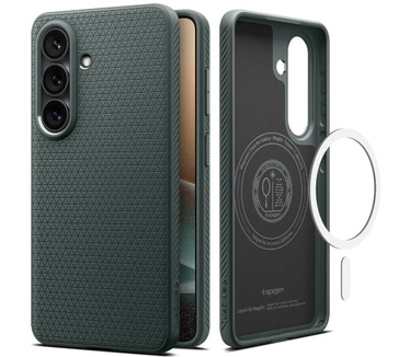 Spigen Liquid Air (MagFit) (iPhone 16e) Zwart