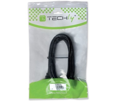 Techly Audio/Video DisplayPort M/M 0.5m Black  ICOC DSP-A-005 Zwart
