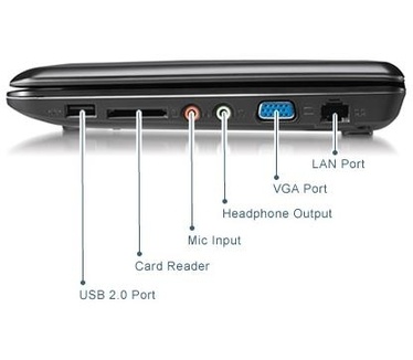 MSI Wind U100-444EU Zwart