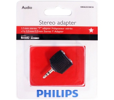 Philips Stereo Y-adapter SWA2551W