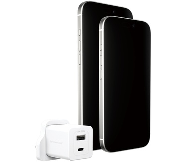 PanzerGlass empower™ by PanzerGlass® Turbo 35W Charger incl. USB-C + USB-A | UK Plug| Silver White