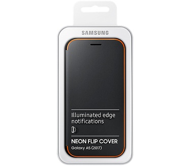 Samsung Galaxy A5 (2017) Neon Flip Cover (Galaxy A5 2017) Zwart
